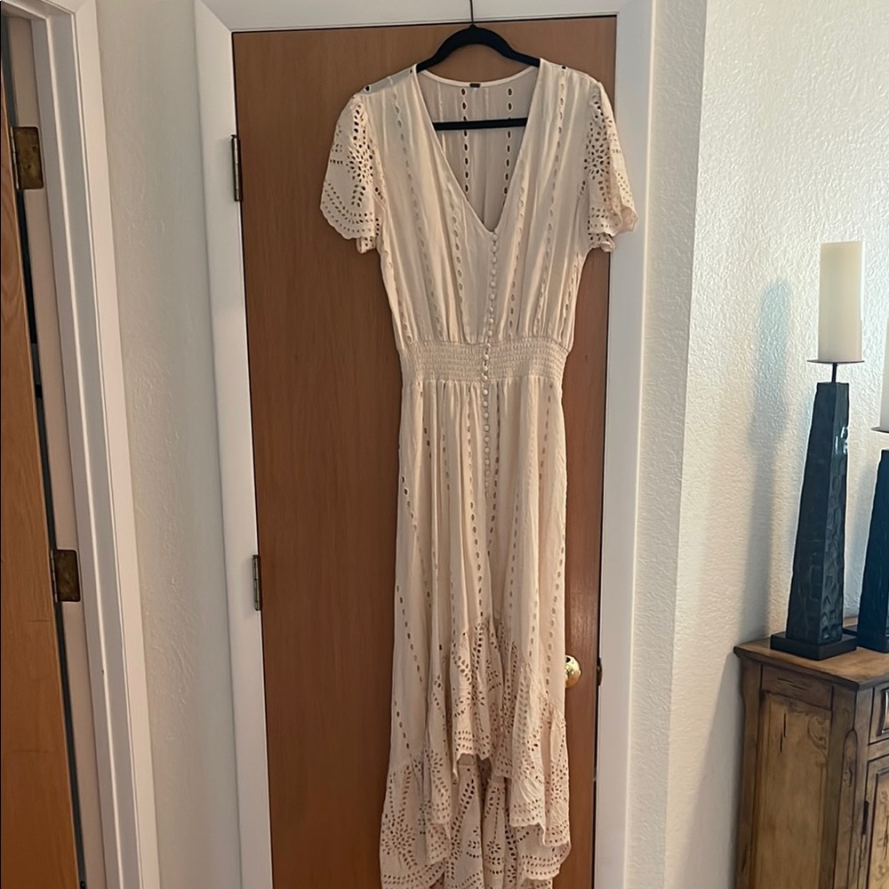 Young Fabulous & Broke Cream High Low Dress